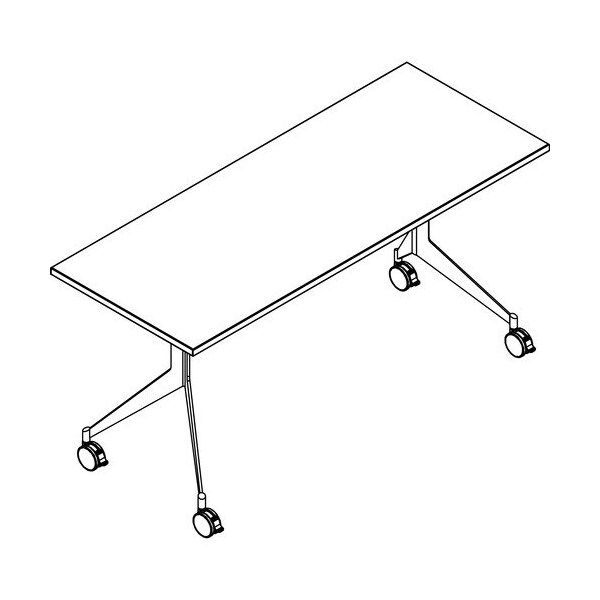 Groupe Lacasse Mobile, V-base, 60inx24inx29in, Niagara LAST1SMRC2460VA - main